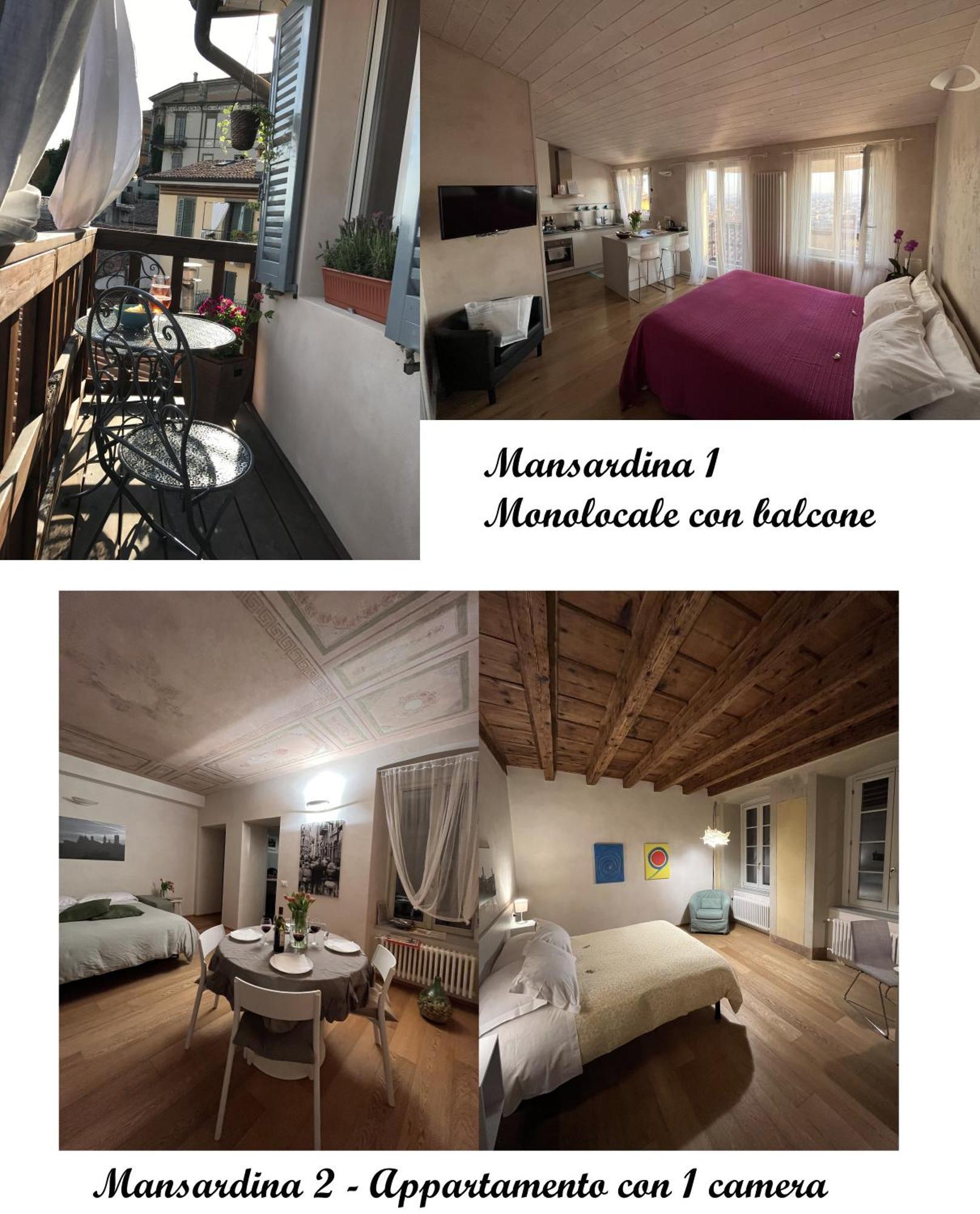 Livinn Bergamo La Mansardina1 E La Mansardina2 Exteriér fotografie